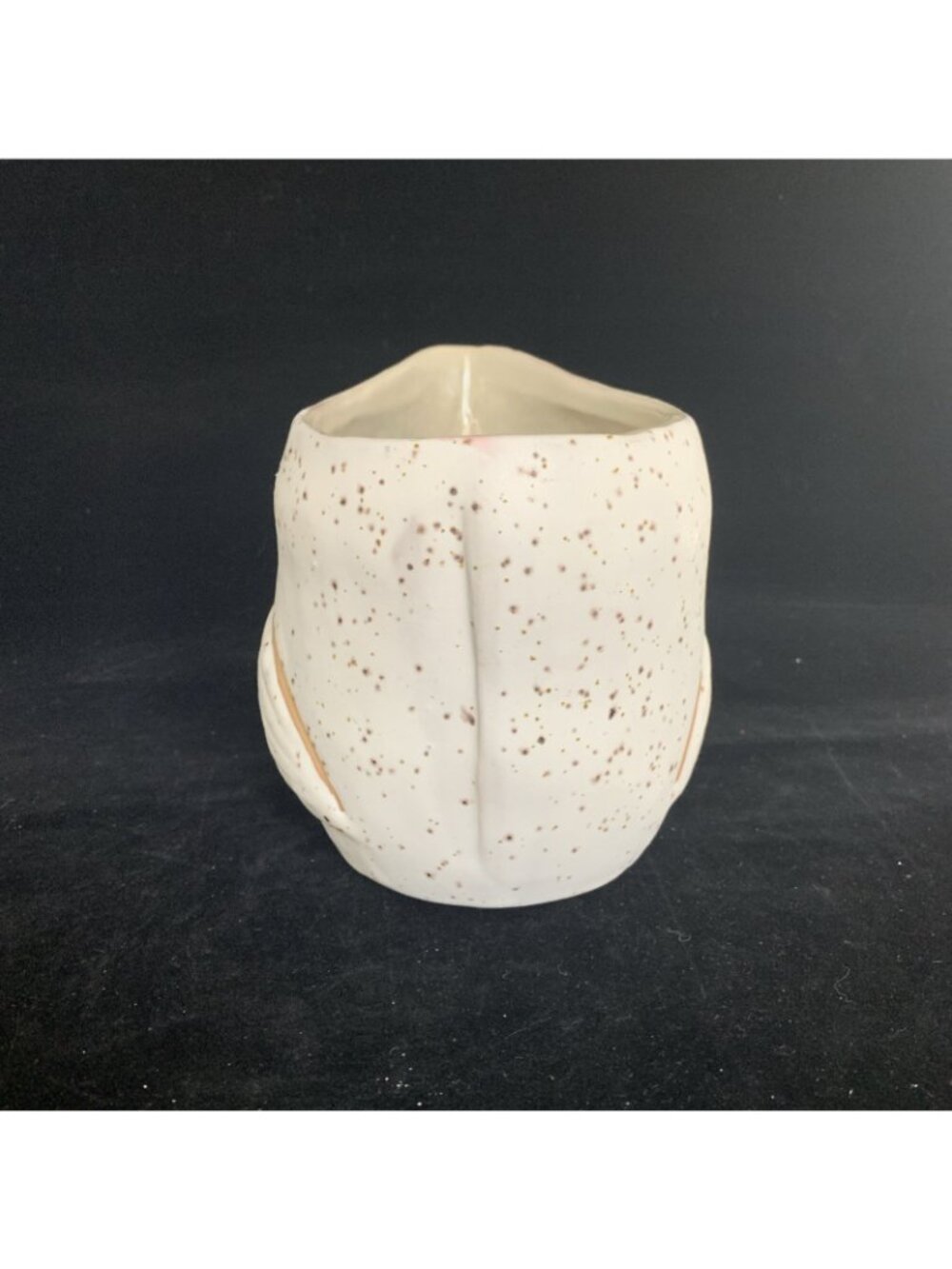 Anthropologie Linda Hsiao 5" Knotwork Bird Pitcher Vase Planter White Stoneware - Picture 5 of 8